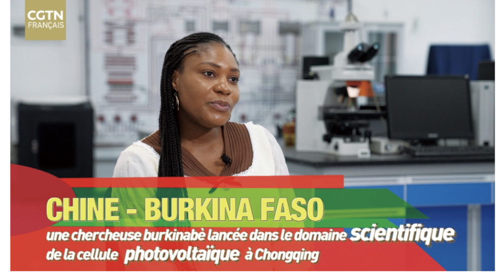 Chine – Burkina Faso : Une Chercheuse Burkinabè Lancée Dans Le Domaine Scientifique De La Cellule Photovoltaïque À Chongqing