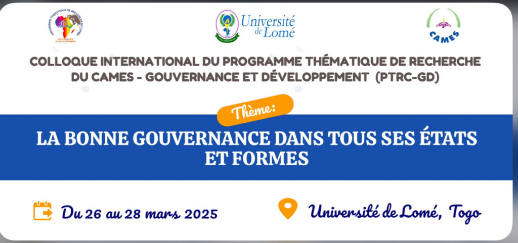 Un Colloque International Sur La Bonne Gouvernance Accueille Environ 500 Participants À Lomé En Ce Mois De Mars