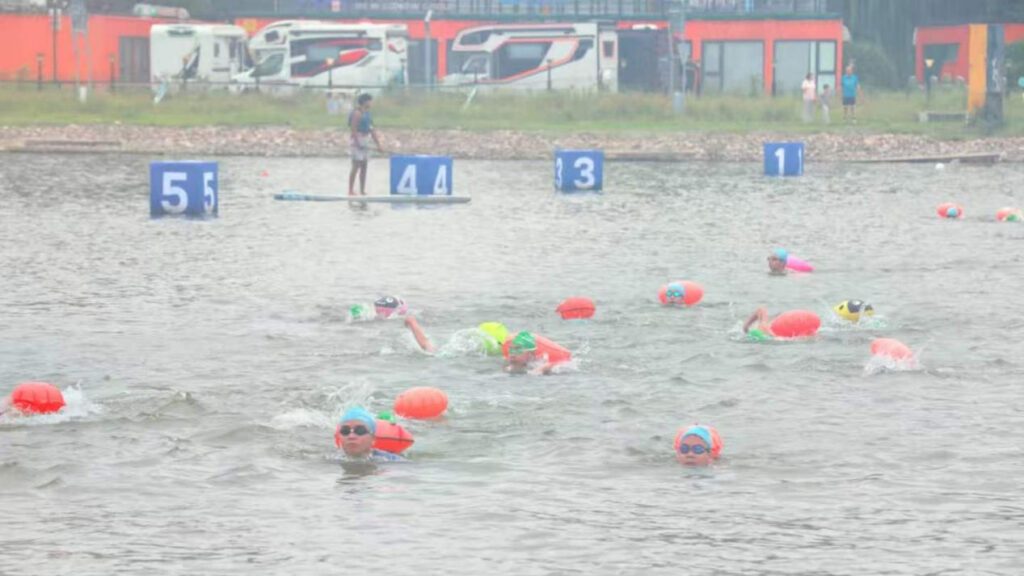 En Phase Avec Les Jeux Olympiques De La Jeunesse : Les Jeunes Triathlètes Expriment Leurs Talents
